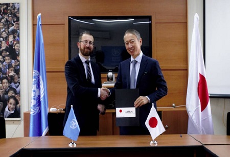 Japan contributes 7 million dollars to bolster education in Syria